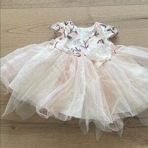 Elegant Floral Embroidered Dress